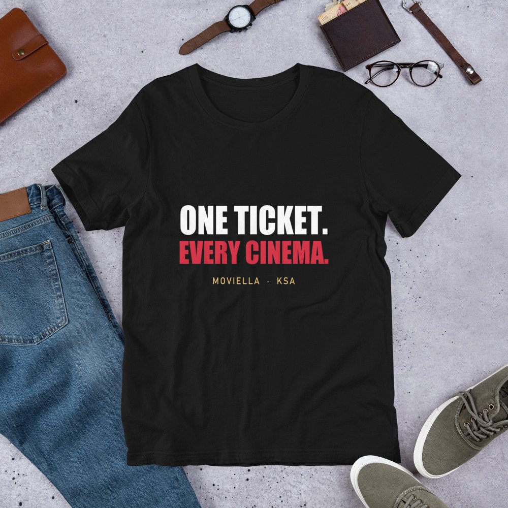 Moviella One Ticket Tee Front