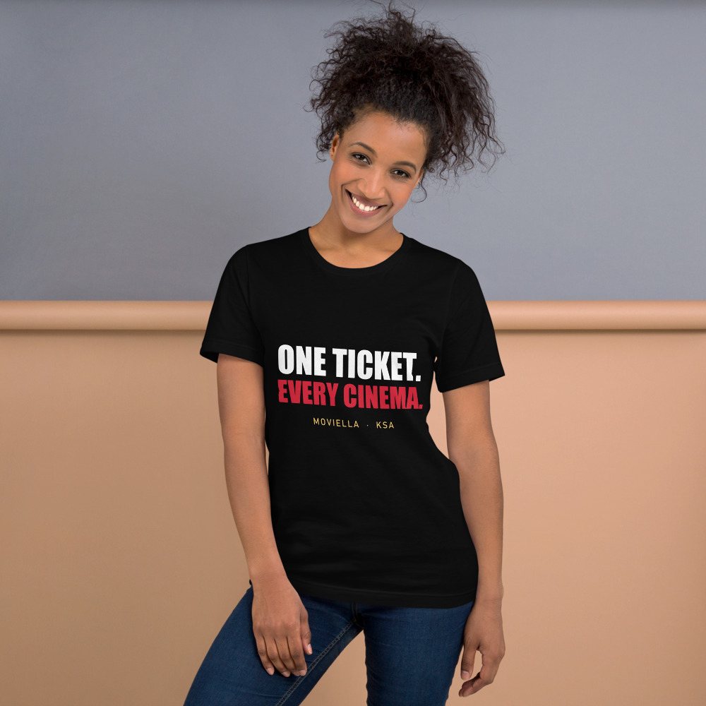 Moviella One Ticket Tee Front