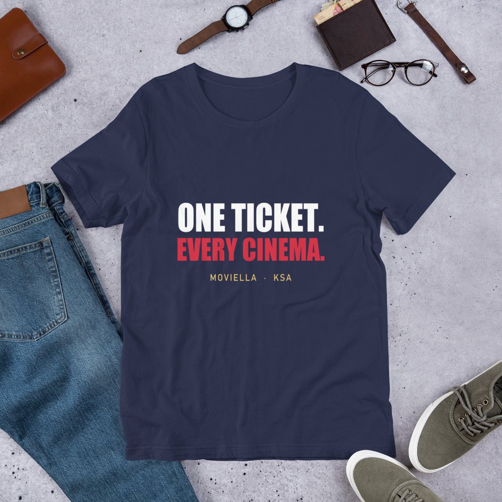 Moviella One Ticket Tee Front