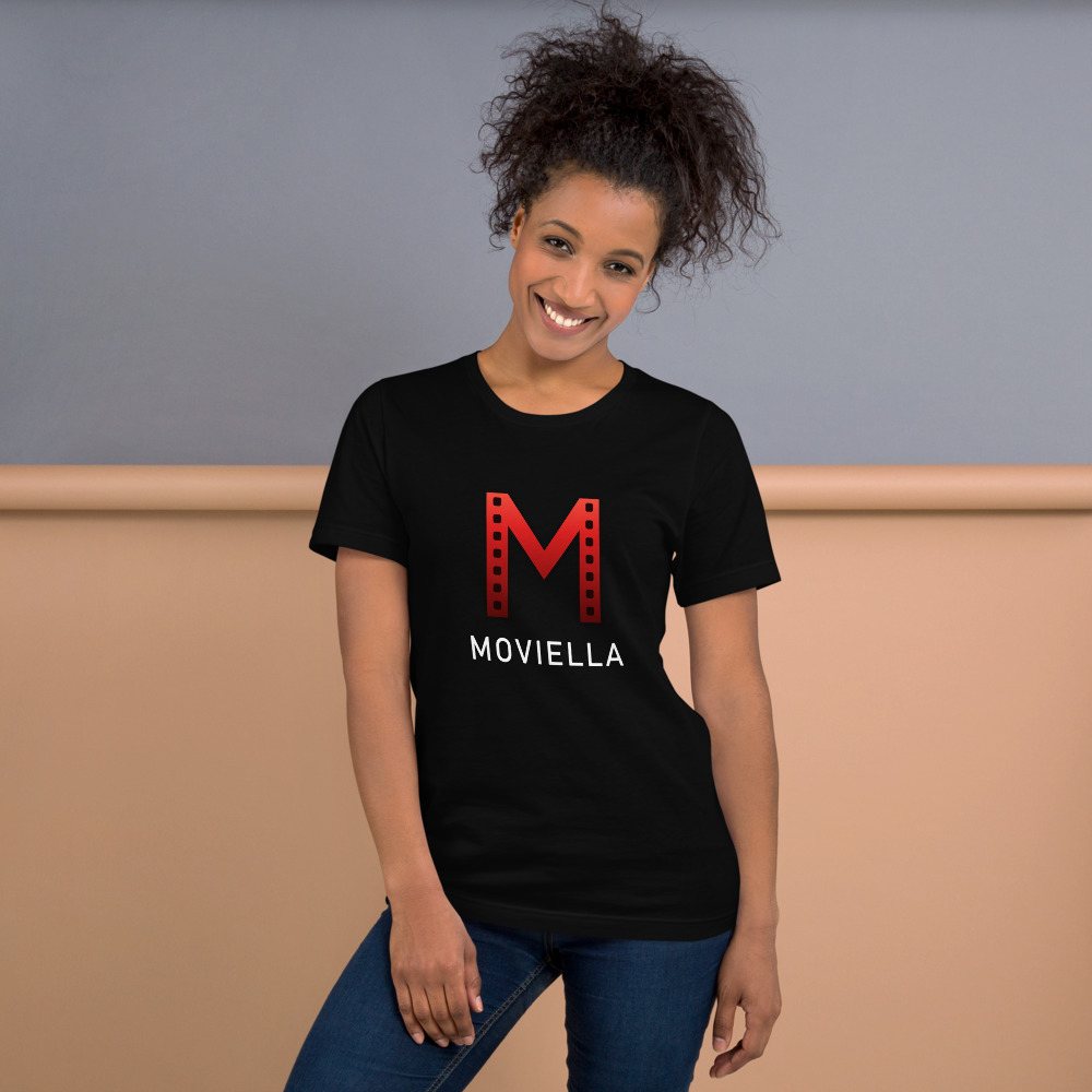 Moviella Mark Wordmark Tee Front