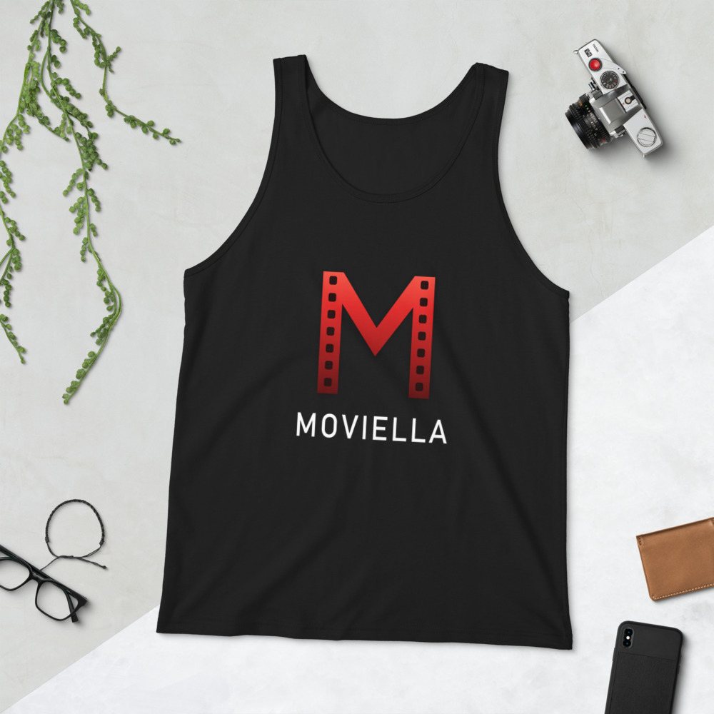 Moviella Mark Wordmark Tank Front