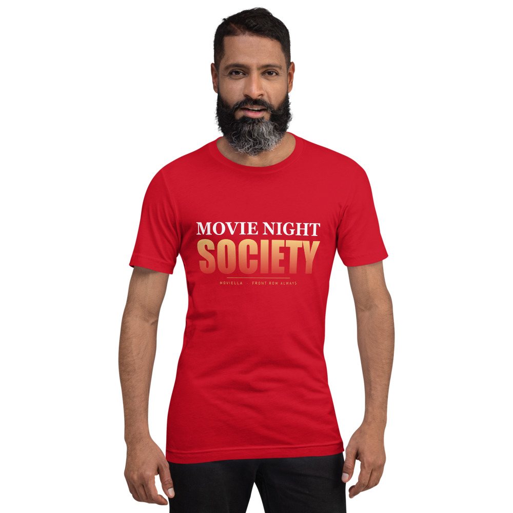 Moviella Movie Night Society Tee Front