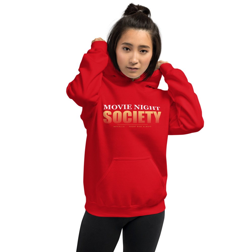 Moviella Movie Night Society Hoodie Front