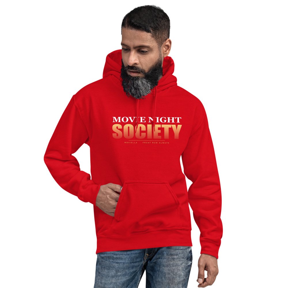 Moviella Movie Night Society Hoodie Front