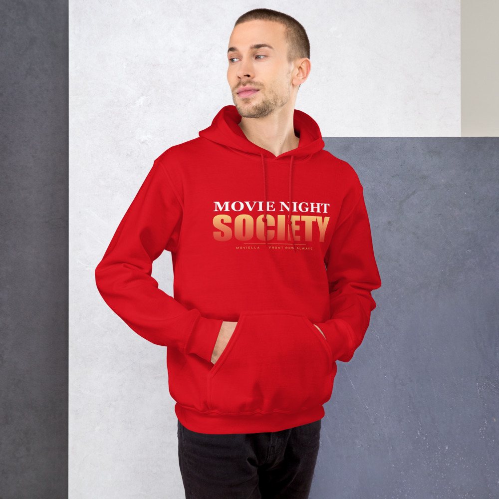 Moviella Movie Night Society Hoodie Front