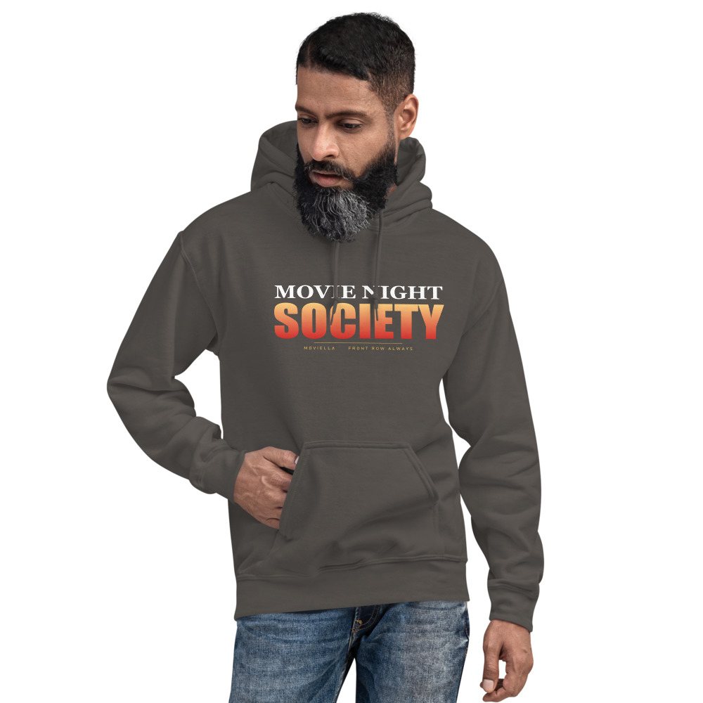 Moviella Movie Night Society Hoodie Front