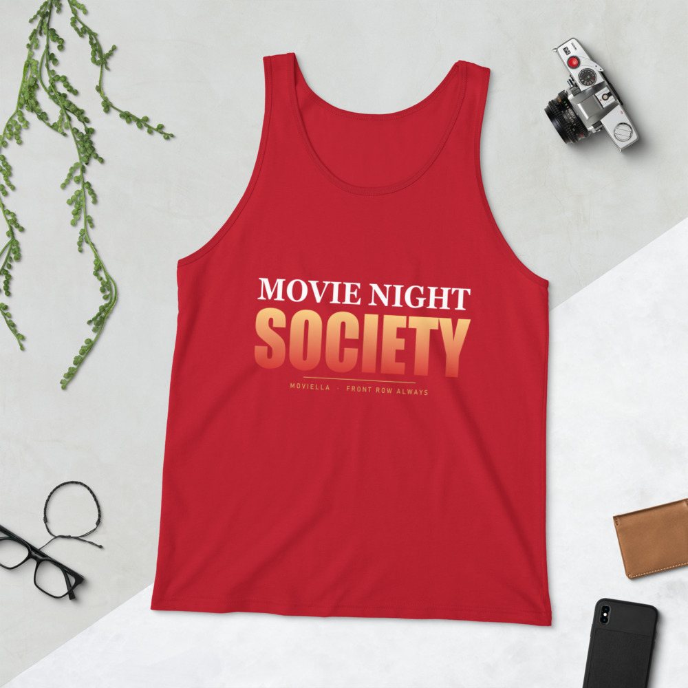 Moviella Movie Night Society Tank Front