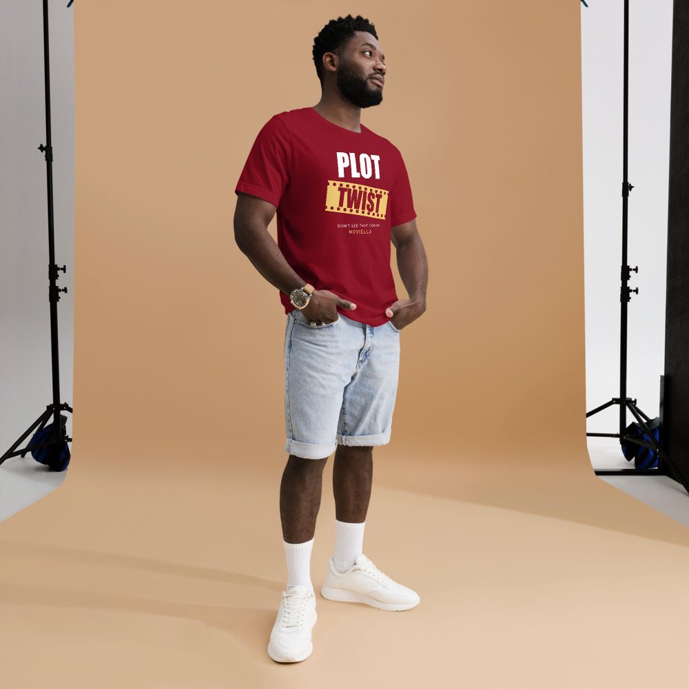 Moviella Plot Twist (Film Strip) Cinema Tee Front