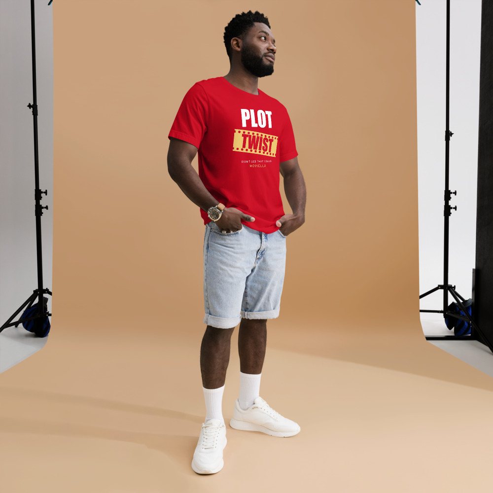 Moviella Plot Twist (Film Strip) Cinema Tee Front