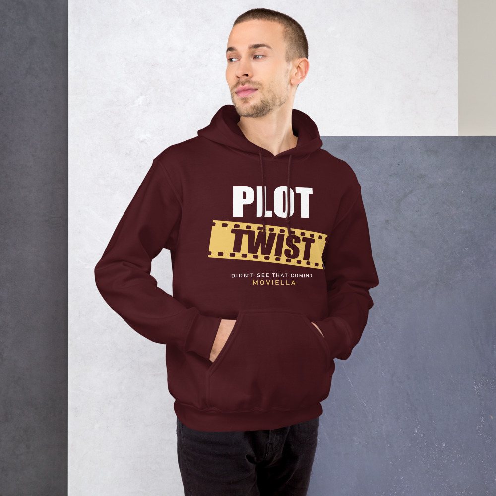 Moviella Plot Twist (Film Strip) Cinema Hoodie Front
