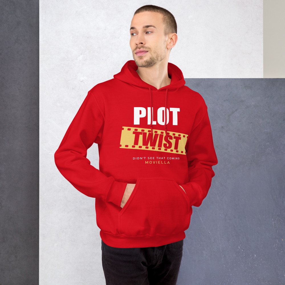 Moviella Plot Twist (Film Strip) Cinema Hoodie Front