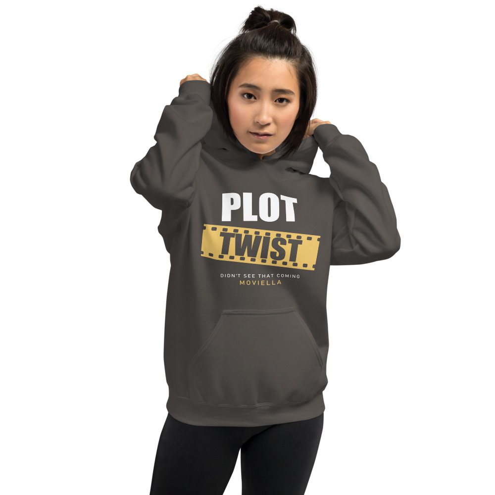 Moviella Plot Twist (Film Strip) Cinema Hoodie Front