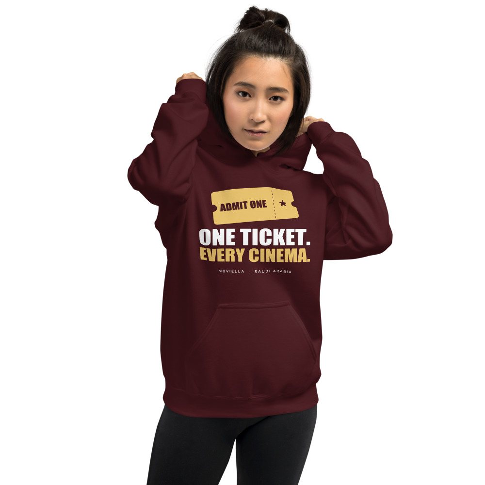 Moviella One Ticket Every Cinema Cinema Hoodie