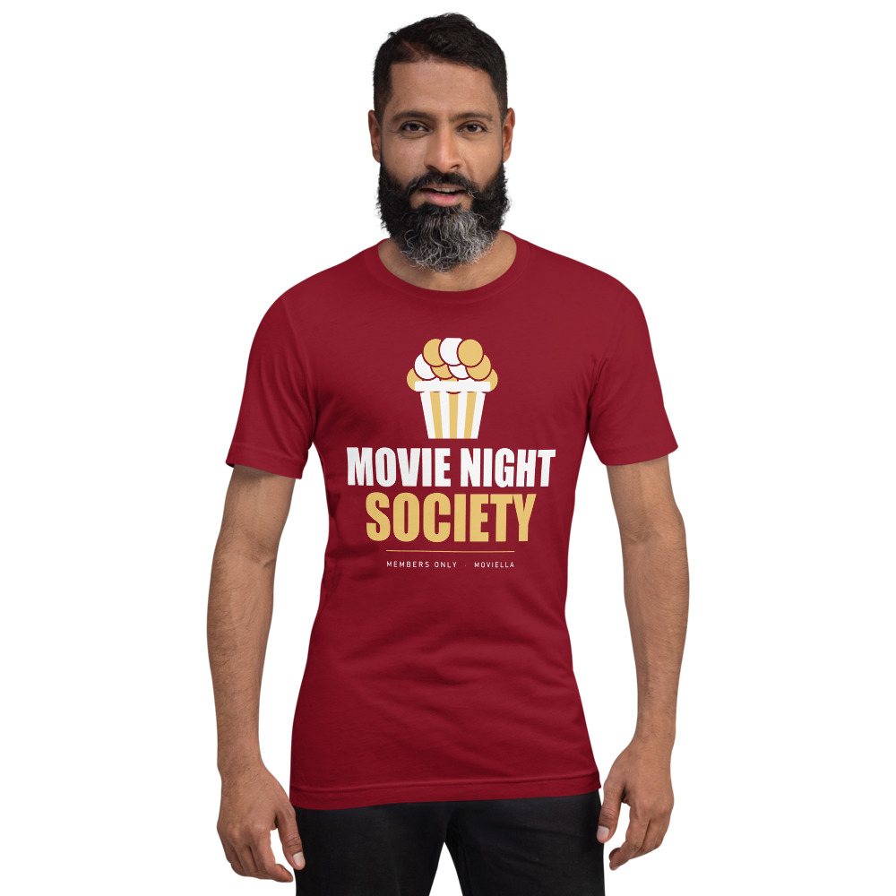 Moviella Movie Night Society (Popcorn) Cinema Tee