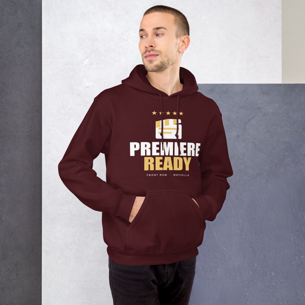 Moviella Premiere Ready Cinema Hoodie Front