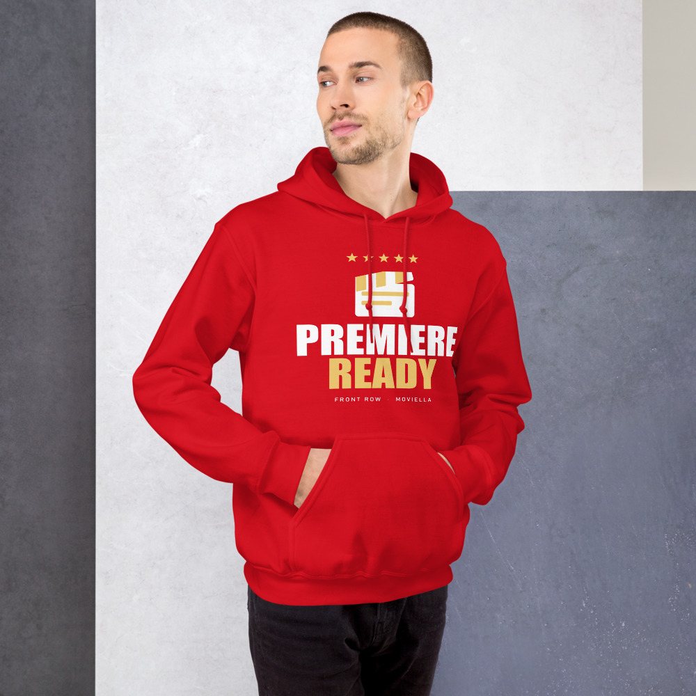 Moviella Premiere Ready Cinema Hoodie Front