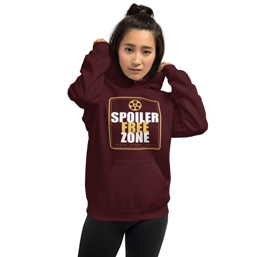 Moviella Spoiler Free Zone Cinema Hoodie