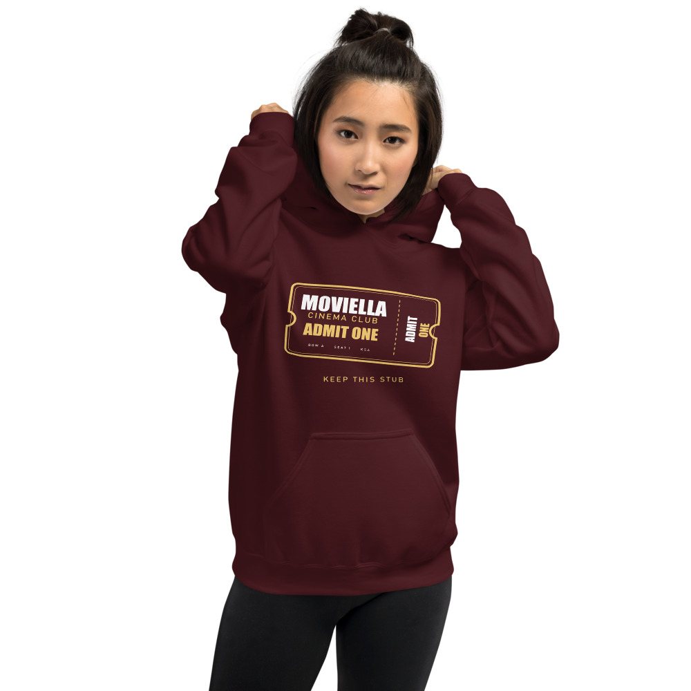 Moviella Cinema Club Ticket Stub Cinema Hoodie