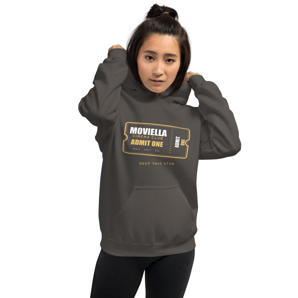 Moviella Cinema Club Ticket Stub Cinema Hoodie Front