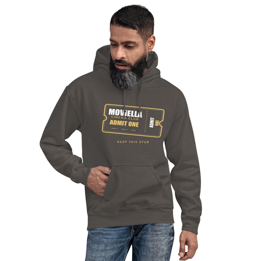 Moviella Cinema Club Ticket Stub Cinema Hoodie Front
