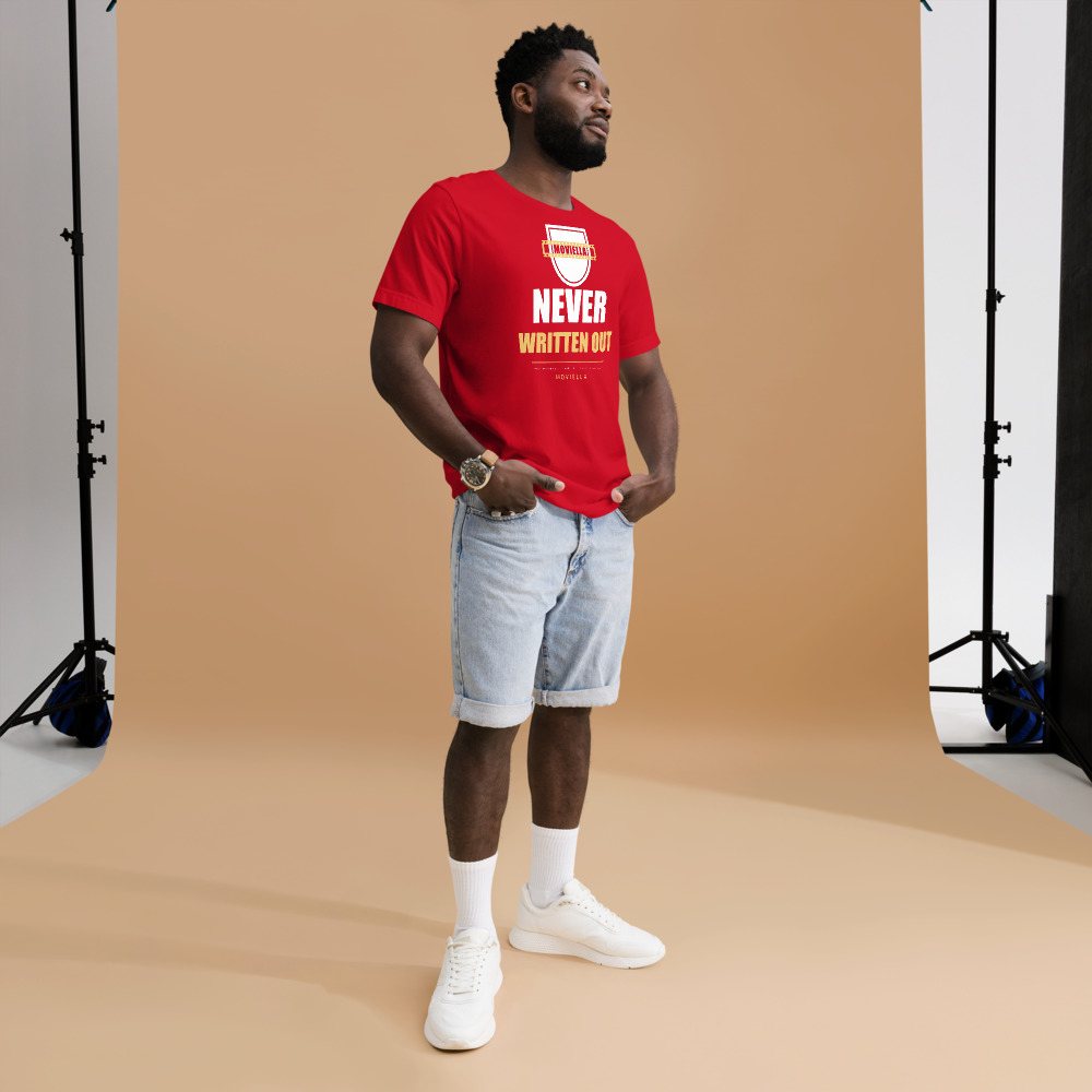 Moviella Never Written Out Sayings Tee Front