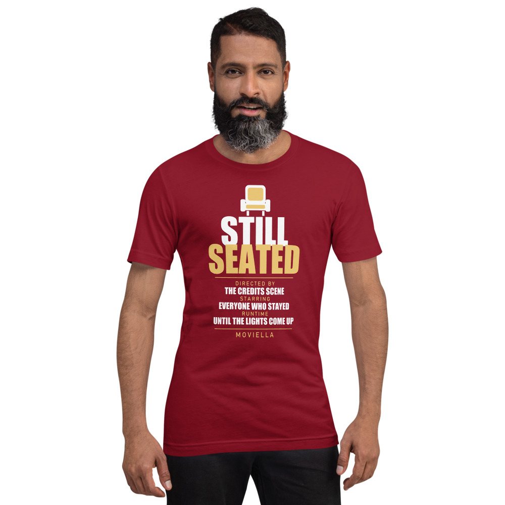 Moviella Still Seated Sayings Tee