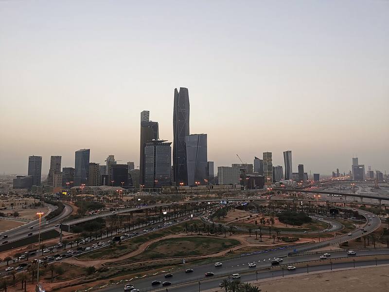 Towers of the King Abdullah Financial District in Riyadh