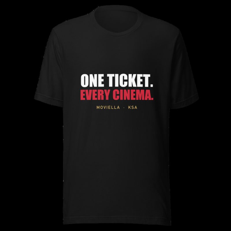 Moviella One Ticket Tee Black