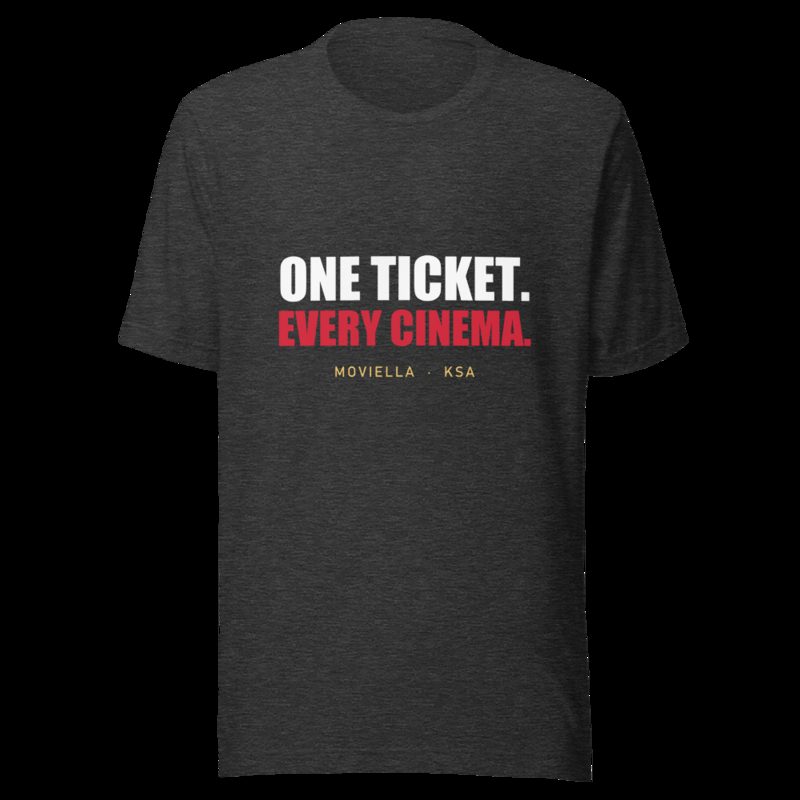 Moviella One Ticket Tee Dark Grey Heather