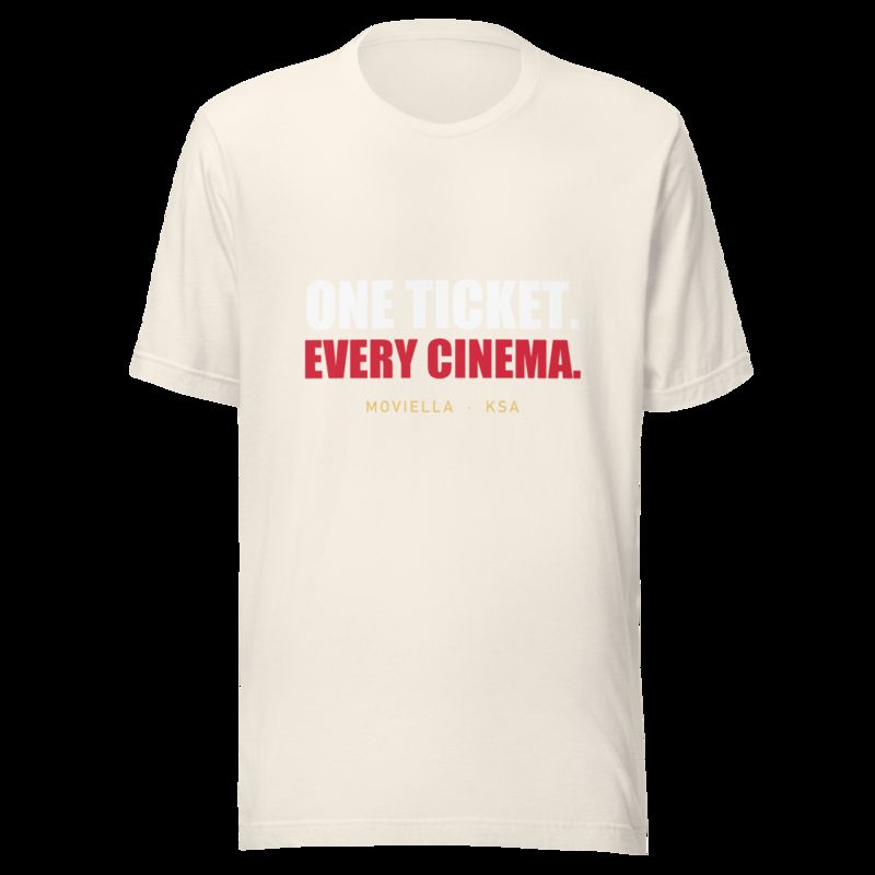 Moviella One Ticket Tee Vintage White