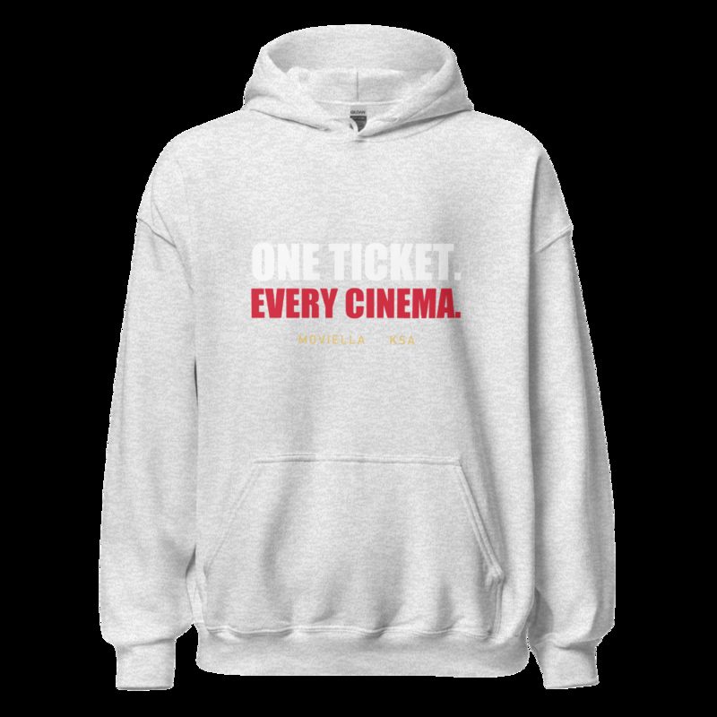 Moviella One Ticket Hoodie Ash