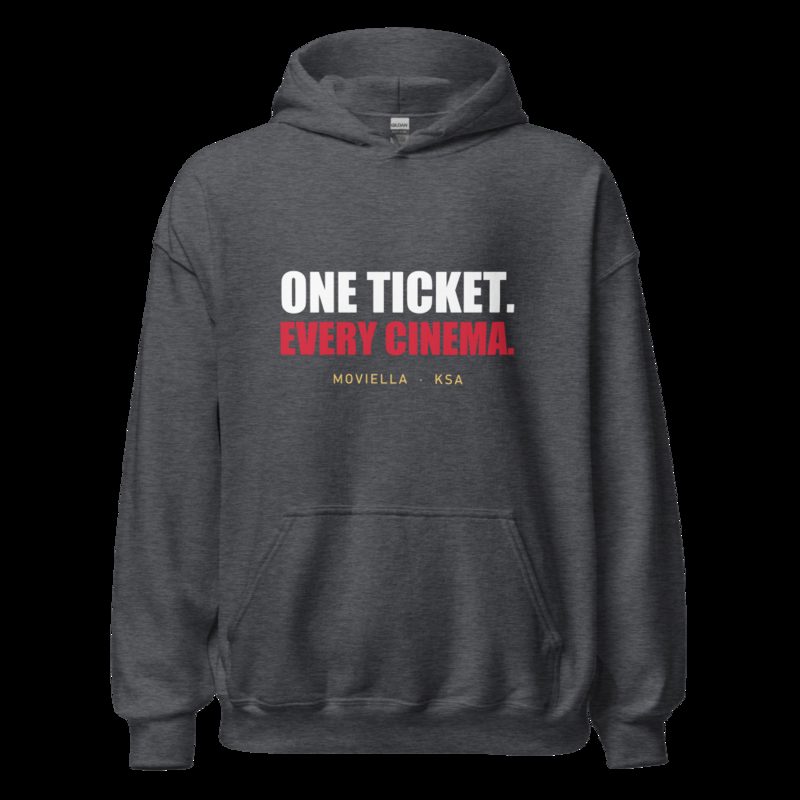 Moviella One Ticket Hoodie Dark Heather