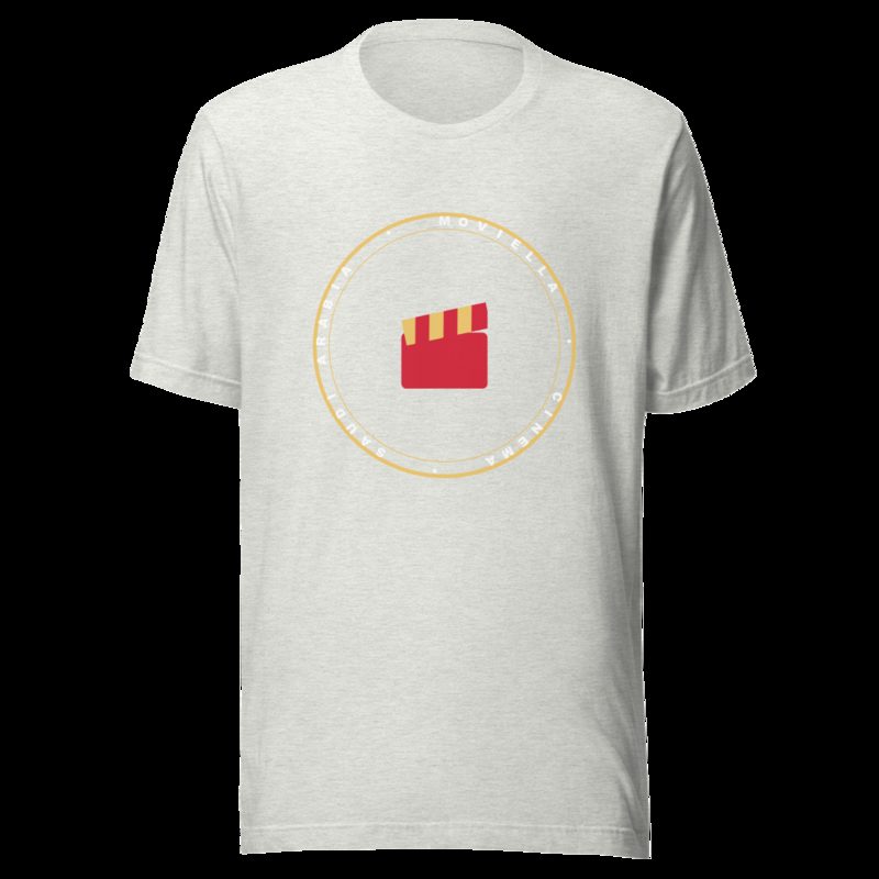 Moviella Badge Tee Ash