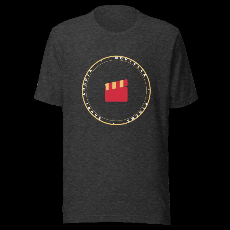 Moviella Badge Tee Dark Grey Heather