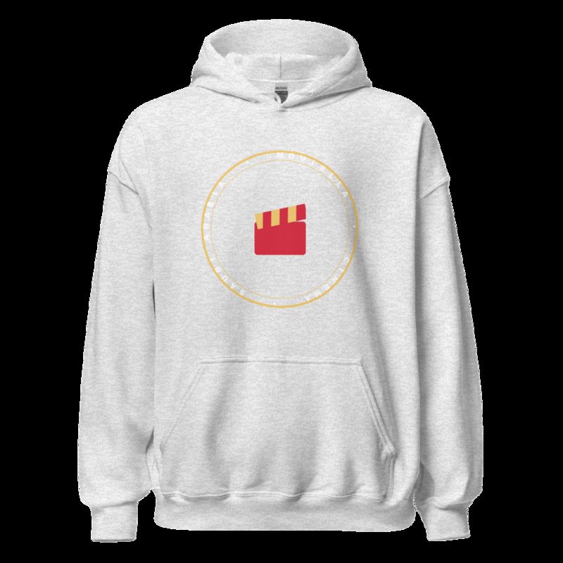 Moviella Badge Hoodie Ash