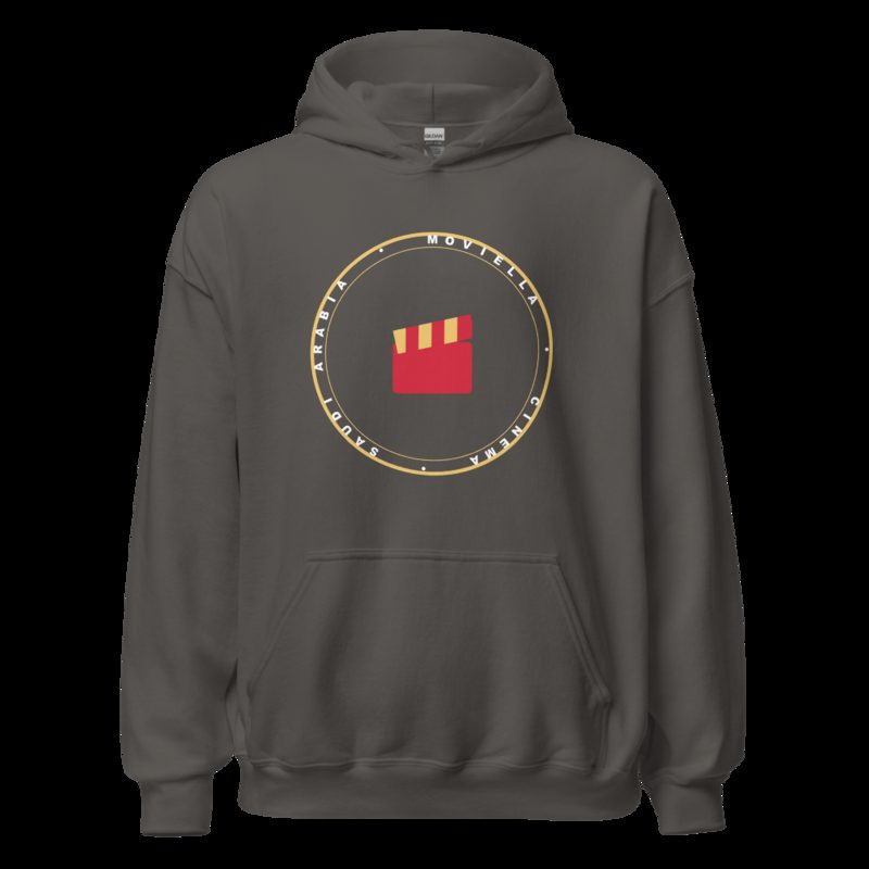 Moviella Badge Hoodie Charcoal