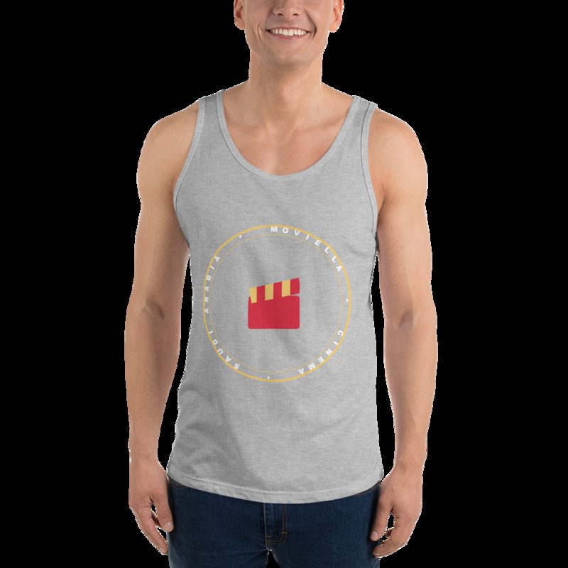Moviella Badge Tank Athletic Heather