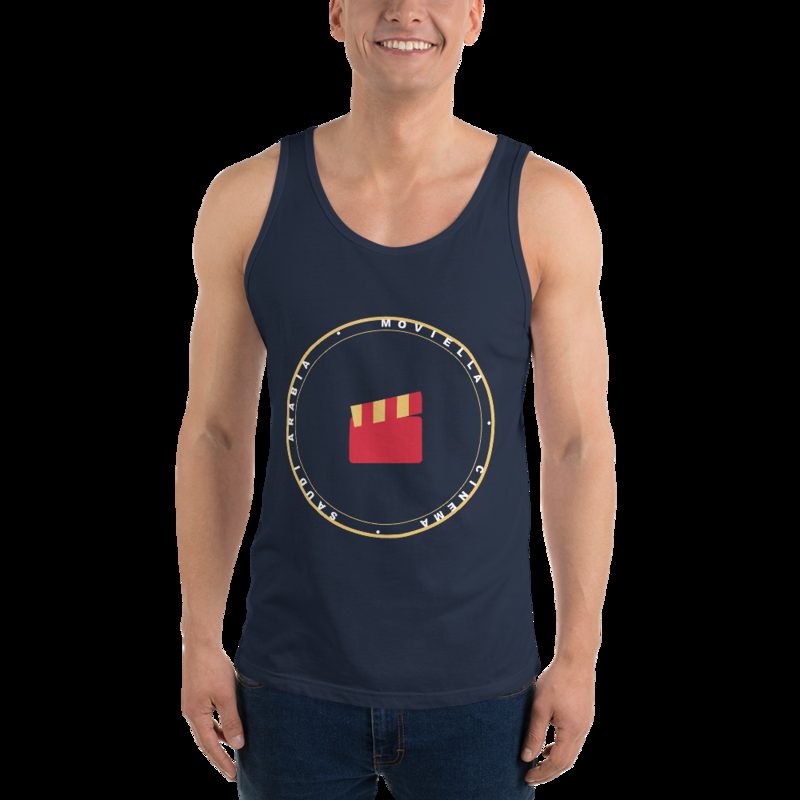 Moviella Badge Tank Navy