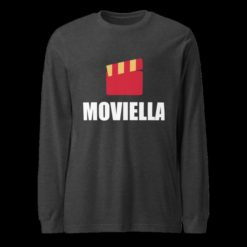 Moviella Clapper Long Sleeve Tee Dark Grey Heather