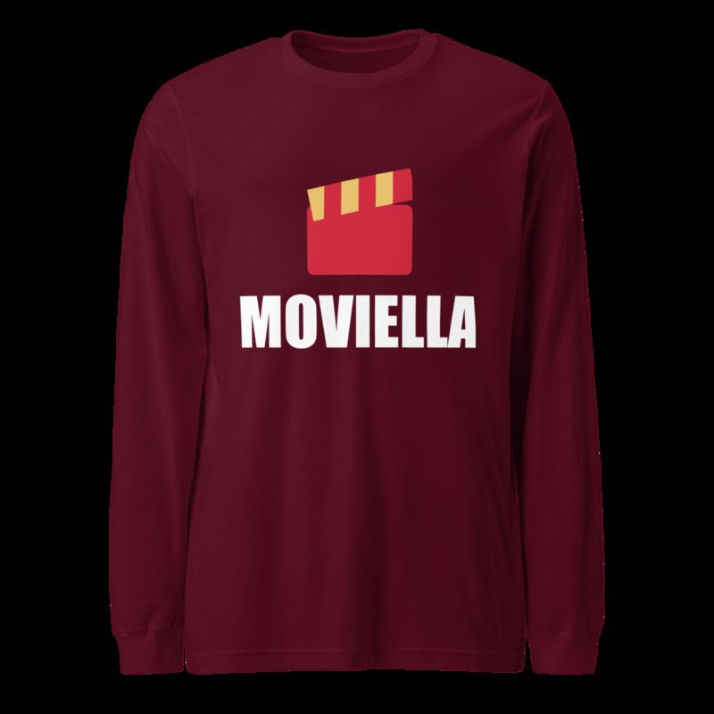 Moviella Clapper Long Sleeve Tee Maroon