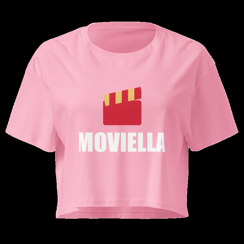 Moviella Clapper Crop Top Bubblegum