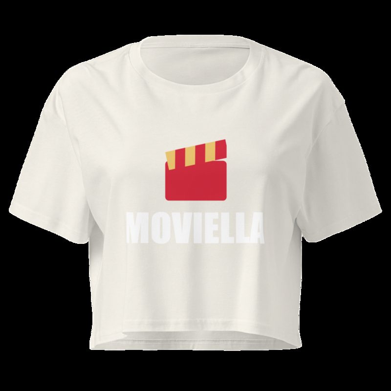 Moviella Clapper Crop Top Ecru