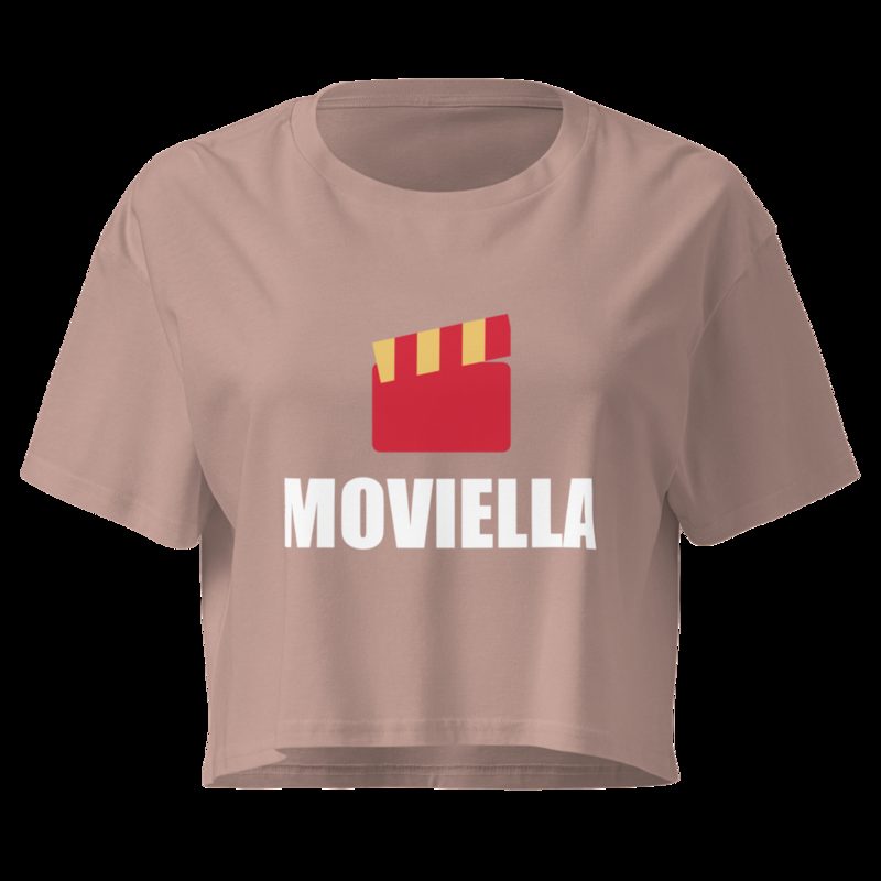 Moviella Clapper Crop Top Hazy Pink