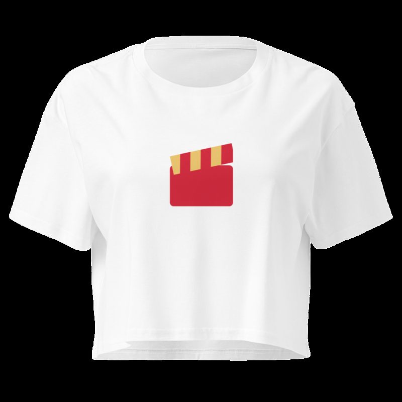 Moviella Clapper Crop Top White