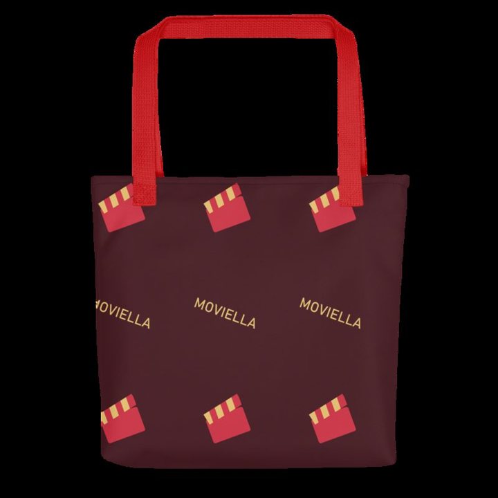Moviella Clappers Tote Bag in Red