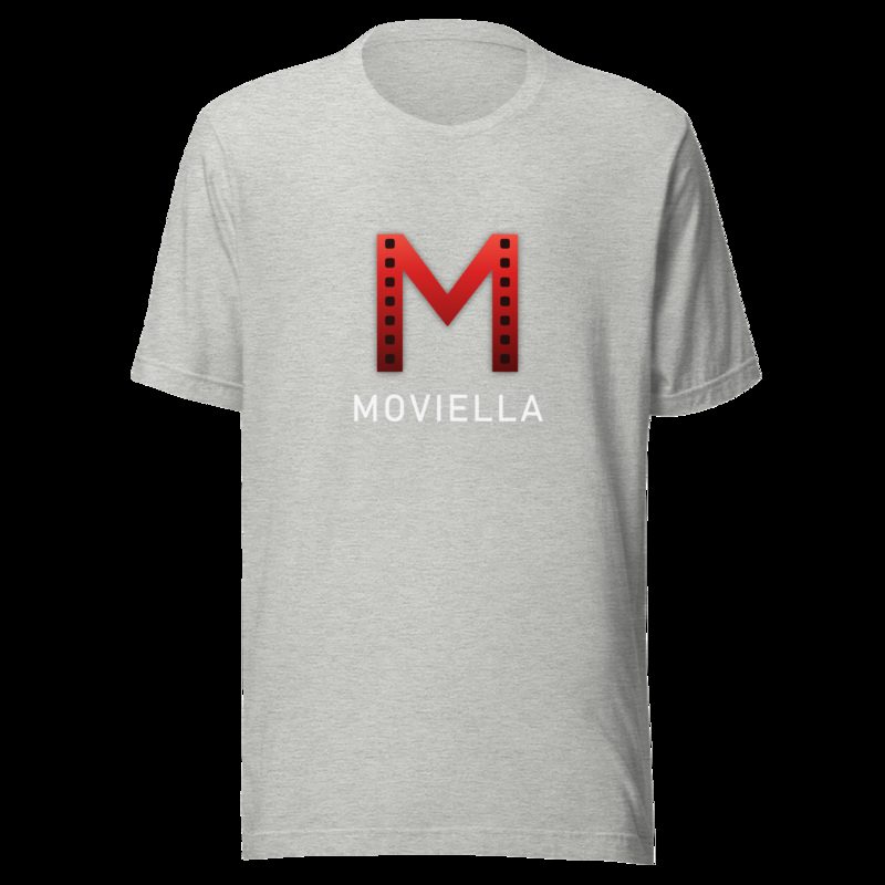 Moviella Mark Wordmark Tee Athletic Heather