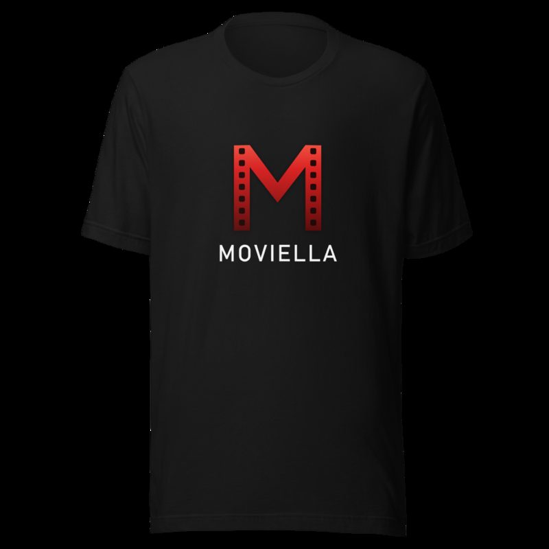 Moviella Mark Wordmark Tee Black
