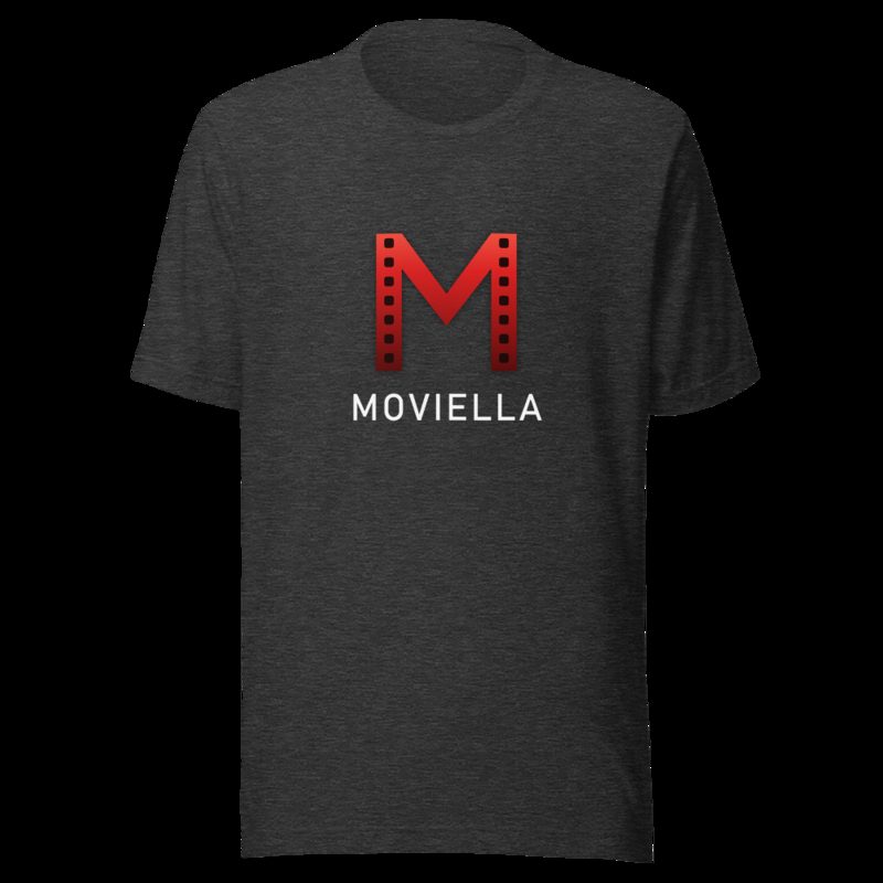 Moviella Mark Wordmark Tee Dark Grey Heather