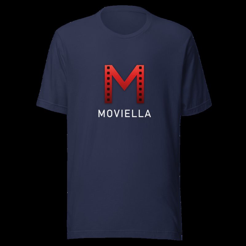 Moviella Mark Wordmark Tee Navy