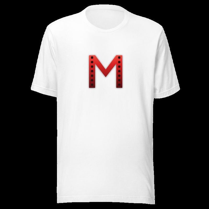 Moviella Mark Wordmark Tee White